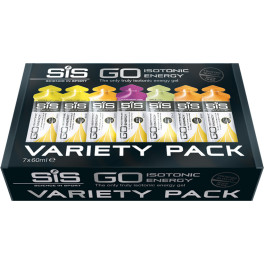 Sis (science In Sport) Go Isotonic Energy Variety Pack 7 Isotonic Geles X 60 Ml