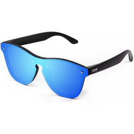 Ocean Sunglasses Gafas De Sol Socoa Montura Negro Mate Con Lentes Azul Espejo Al Aire