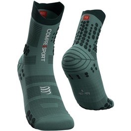 Compressport Calcetines Pro Racing Socks V3.0 Trail Plata - Verde