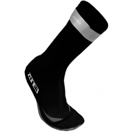 Zone3 Calcetines De Neopreno Swim Socks Negro/plateado Reflectante