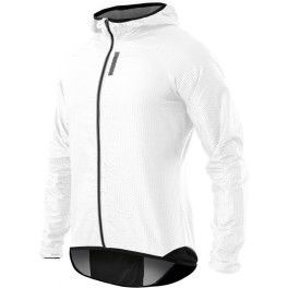 Biotex Chaqueta Bubble Cortavientos Con Capucha Blanco