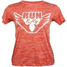 Vitobest Run & Fly Elastic-dry Girl T-shirt Laranja