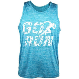 Vitobest Go Run elastische droge turkooizen tanktop