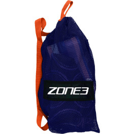 Zone3 Bolsa Large Mesh Training Bag / Swim Training Aids Bag Azul/naranja