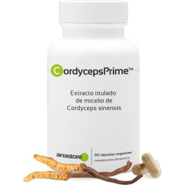 Anastore Cordycepsprime * 500 Mg / 90 Cápsulas * Titulado Al 028% En Adenosina Y Al 8% En D-manitol (ácido Cordicépico)