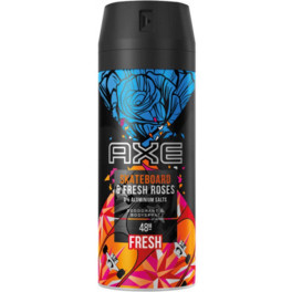 Axe Skateboard Desodorante Fresh Roses 150ml Vaporizador