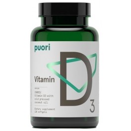 Puori Vitamine D3 - 120 capsules
