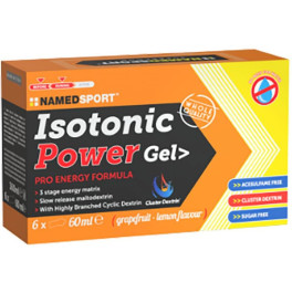 Namedsport Gel Isotonic Power Antes/durante Pomelo-limon 60 Ml (6 Unidades)