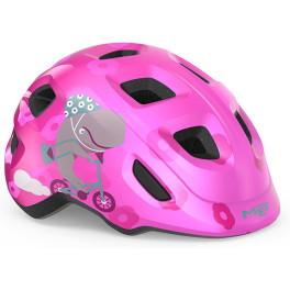 Met Casco Niño Hooray Mips Ballena Rosa Brillo