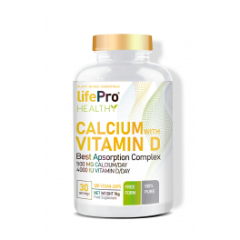 Life Pro Nutrition Healthy Calcium + Vitamin D 120 Vegancaps
