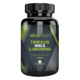 Vecos Nucoceutical Tribulus Terrestris  + Maca + L-arginina. Contribuye Al Aumento De Masa Muscular Y Testosterona. 100 Cápsula