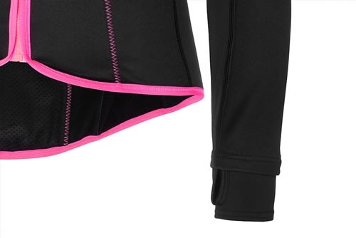 Spiuk Sportline Chaqueta Race Mujer Negro - Fucsia Spiuk Sportline Chaqueta Race Mujer Negro - Fucsia