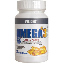 Weider Omega 3 20 Caps - Epa E Dha + Enriquecido com Vitamina E