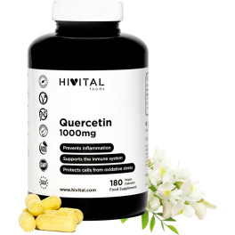 Hivital Quercetina 1000 Mg. 180 Cápsulas Veganas Para 3 Meses