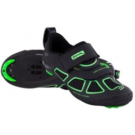 Spiuk Sportline Zapatillas Trivium Triathlon Unisex 2015 Negro - Verde - Negro Spiuk Sportline Zapatillas Trivium Triathlon Unisex 2015 Negro - Verde - Negro