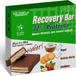 Victory Endurance Recovery Bar 32% Whey Protein 3 Barritas X 35 Gr