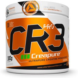 Starlabs Nutrition Creatina Cr3 PRO Creapure 300Gr - Sabor Neutro - Voluminizador y Masa muscular