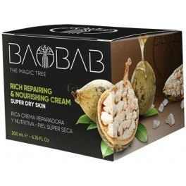 Diet Esthetic Baobab Rich Repair Moisturiser-super Dry Skin Cream 200 Ml Unisex