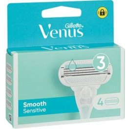Gillette Venus Smooth Sensitive Cargador 4 Uds Unisex
