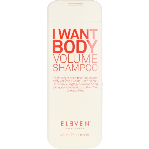 Eleven Australia Voglio Shampoo Volume Corpo 300 Ml Unisex
