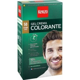 Kerzo Dye For Men Gel-creme 50 castanho claro unissex