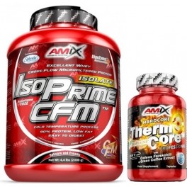 Pack Amix IsoPrime CFM Isolate 2 kg + ThermoCore 30 gélules