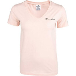 Champion V-neck T-shirt Women's. 113331 Ps157 Pink.