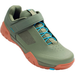 Crank Brothers Crank Brothers Shoes Mallet E Speedlace Green/blue - Gum Outsole 44
