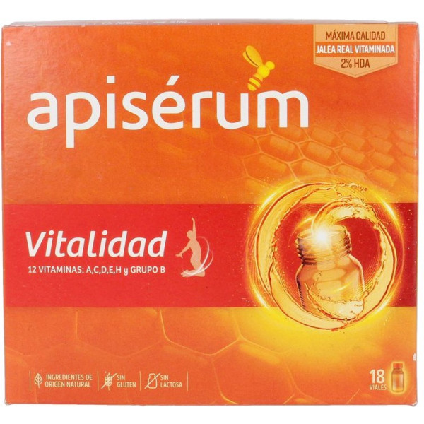 Apiserum Apisérum Vitalidad 18 Viales           Unisex