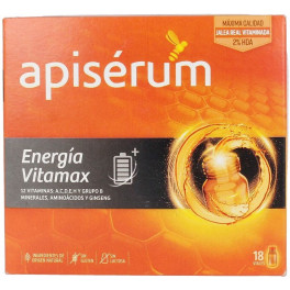 Apiserum Apisérum Energía Vitamax 18 Viales Unisex