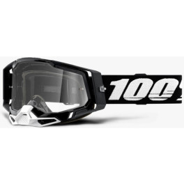 Masque 100% Racecraft 2 Noir - Ecran Transparent