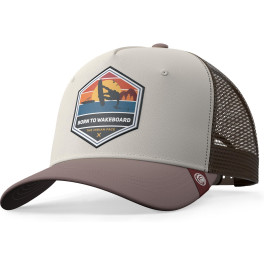 The Indian Face Gorra - Born To Wakeboard Brown / Grey