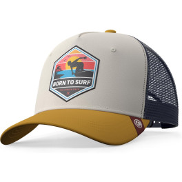 The Indian Face Gorra - Born To Surf Brown / Blue / Yellow