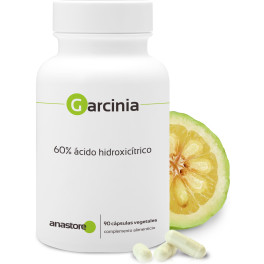 Anastore Garcinia Cambogia * 400 Mg / 90 Cápsulas * Titulada Al 60% Mín De ácido Hidroxicítrico (ahc)
