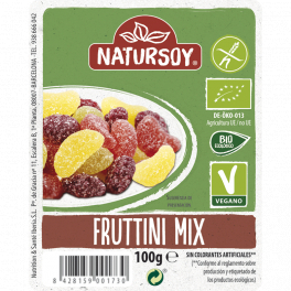 Natursoy Gominolas Frutinni Mix Ecologicas 100 Gr - Sin Gluten ni Lactosa