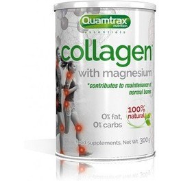 Quamtrax Essentials Collagen - Collagène avec magnésium et acide hyaluronique 300 grammes