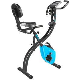 Sparraw Bicicleta Estática Compacta Y Plegable Super X Bike - Ajustable Rueda Inercia 1.6kg 8 Niveles De Resistencia Pantalla