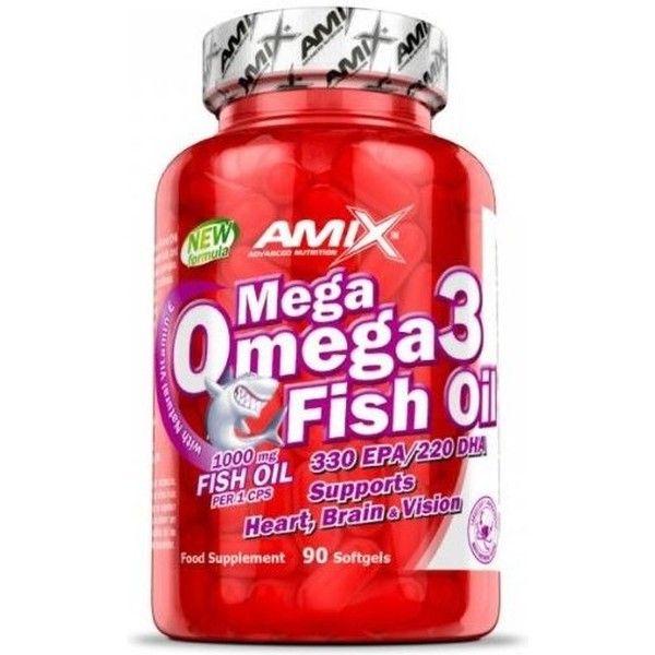 Amix Omega 3 90 Capsules Vitaminen Verlaagt cholesterol