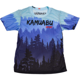 Kamuabu Camiseta Running Bosque - Poliester 90grs - Ultra Ligera - Hombre