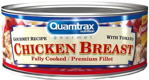 Quamtrax Chicken Breast - Pechuga de Pollo al Natrual 155 gr Quamtrax Chicken Breast - Pechuga de Pollo al Natrual 155 gr