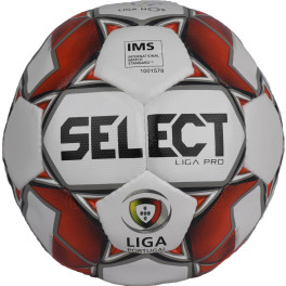 Select Liga Pro Ims Ball Liga Wht-red Balones De Fútbol Unisex