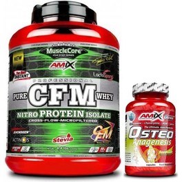 Pack REGALO Amix MuscleCore CFM Nitro Protein Isolate 2 kg + Osteo Anagenesis 30 caps