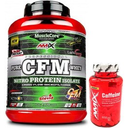 Pack REGALO Amix MuscleCore CFM Nitro Protein Isolate 2 kg + Cafeina 30 caps