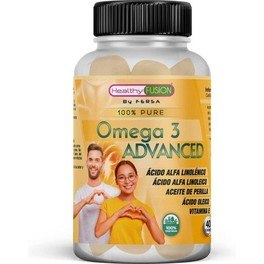 Healthy Fusion Omega 3 Advanced Con Vitamina E Y Aceite De Perilla 40 Gummis