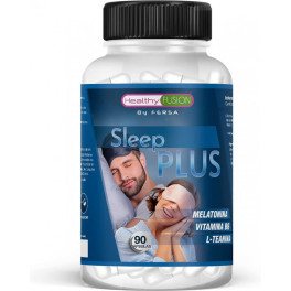 Healthy Fusion Sleep Plus 90 Caps - Tratamiento de Melatonina contra el Insomnio y los problemas para Dormir
