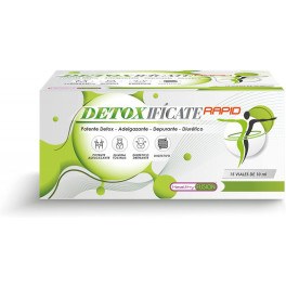 Healthy Fusion Detoxifícate 15 viales - Detox con Acción Diurética, Drenante, Adelgazante, Digestiva y Anti-Toxinas