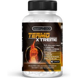 Healthy Fusion TermoXtreme 90 Caps - Potente Termogénico para Estimular el Metabolismo y la Definición