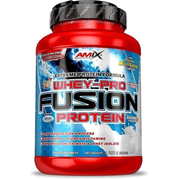 Amix Whey Pure Fusion 1 Kilogramo - Proteína Isolada - Perfecta Para Una Rápida Recuperación