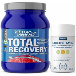 Pack Victory Endurance Total Recovery 1250g + BulePRO Multivitaminen 60 Caps
