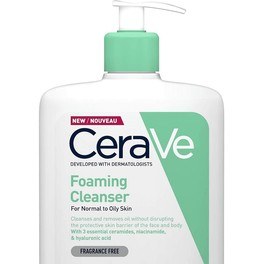 Cerave Foaming Cleanser For Normal To Oily Skin 1000 Ml Mujer